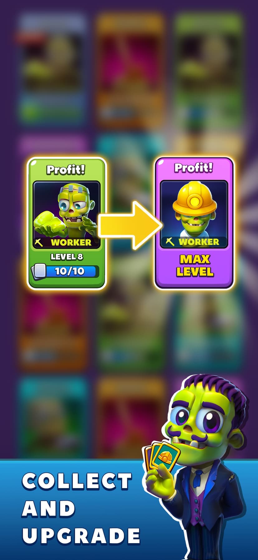 Idle Zombie Miner: Gold Tycoon screenshot 5 - screenshot