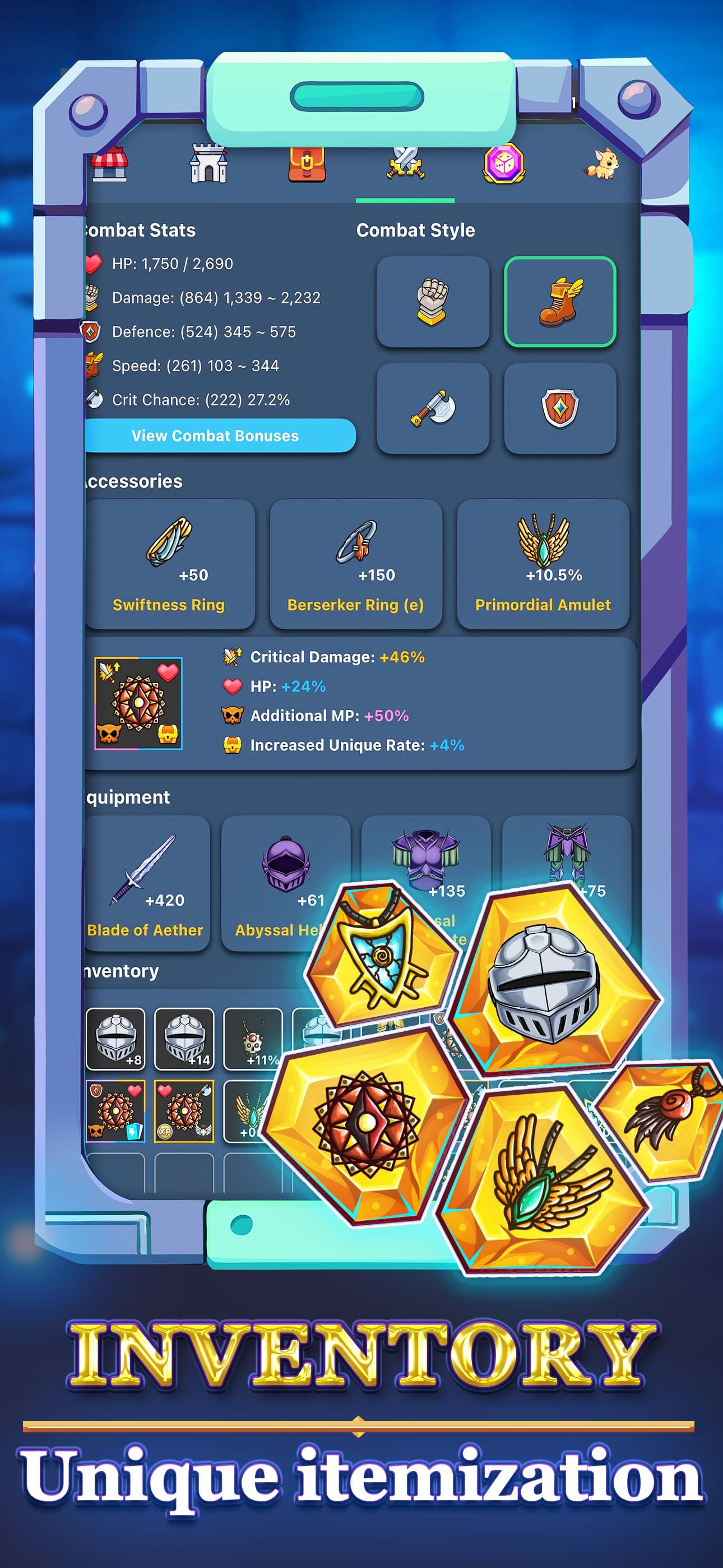 Harpagia - Idle RPG screenshot 3 - screenshot