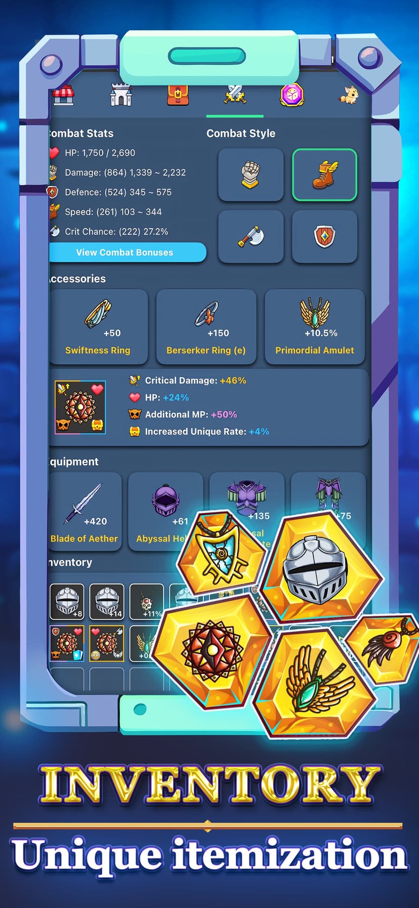 Harpagia - Idle RPG screenshot 3 - screenshot