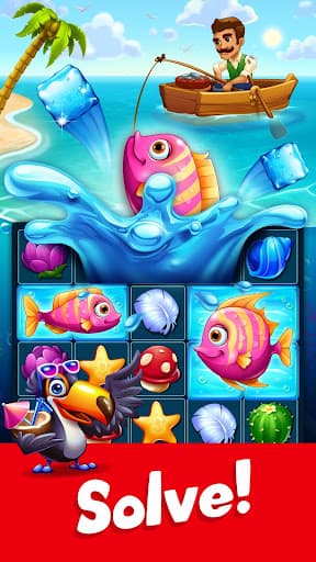 Tropic Trouble Match 3 Builder screenshot 1 - screenshot