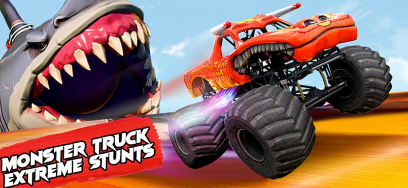 Monster Truck Stunts Car Games screenshot 1 - screenshot