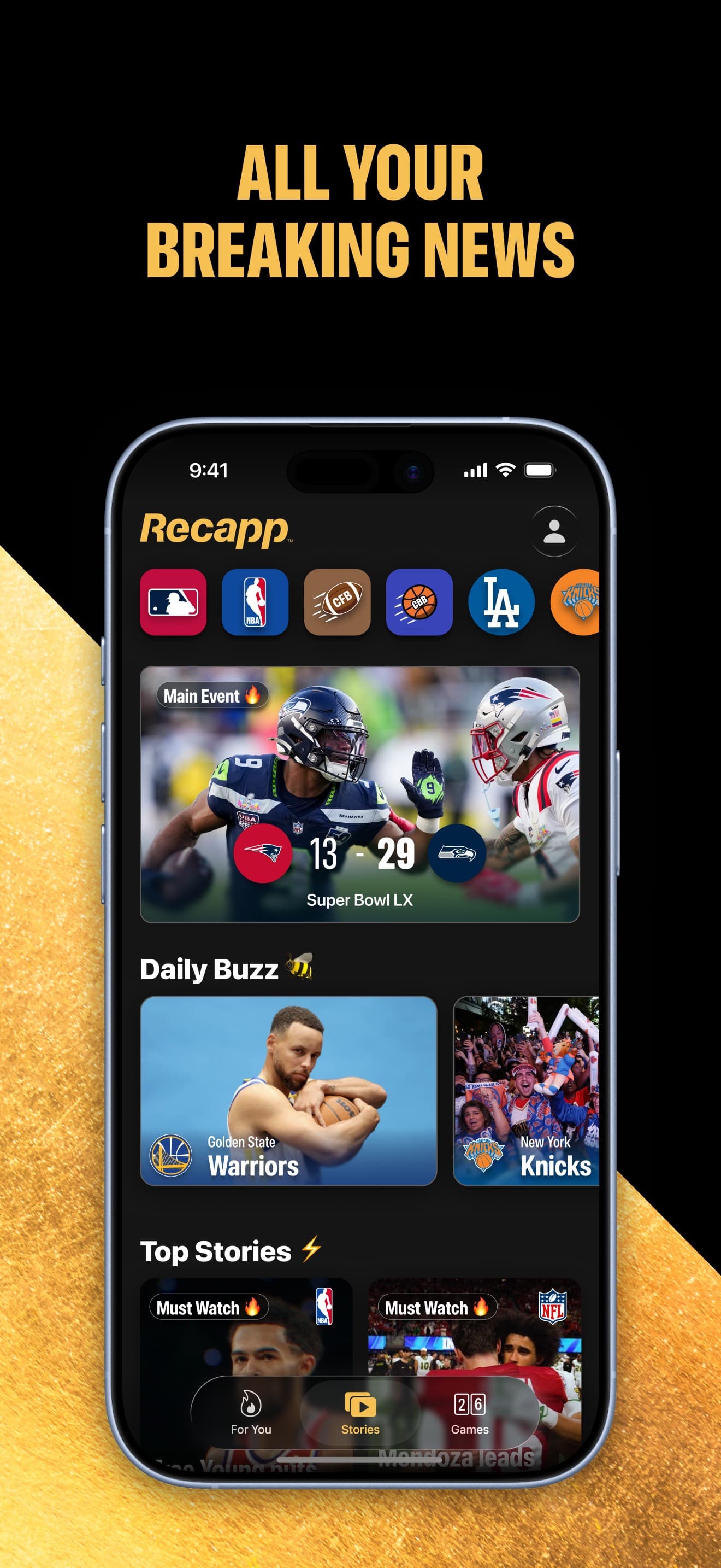 Recapp Sports Highlights screenshot 2 - screenshot