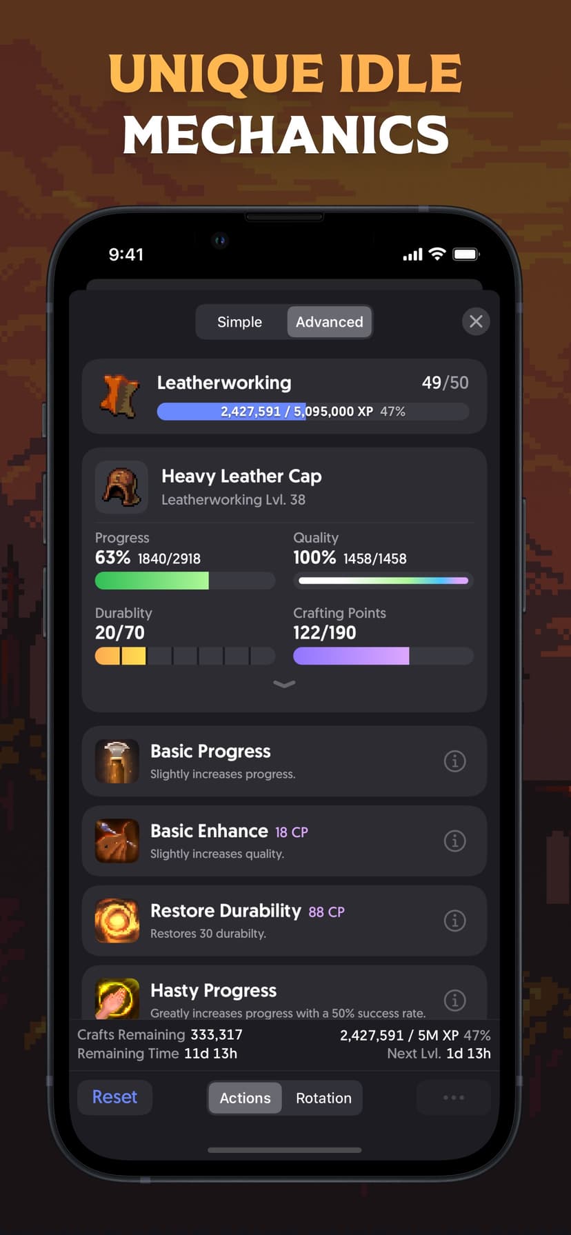 Craftbound - MMO Idle RPG screenshot 3 - screenshot