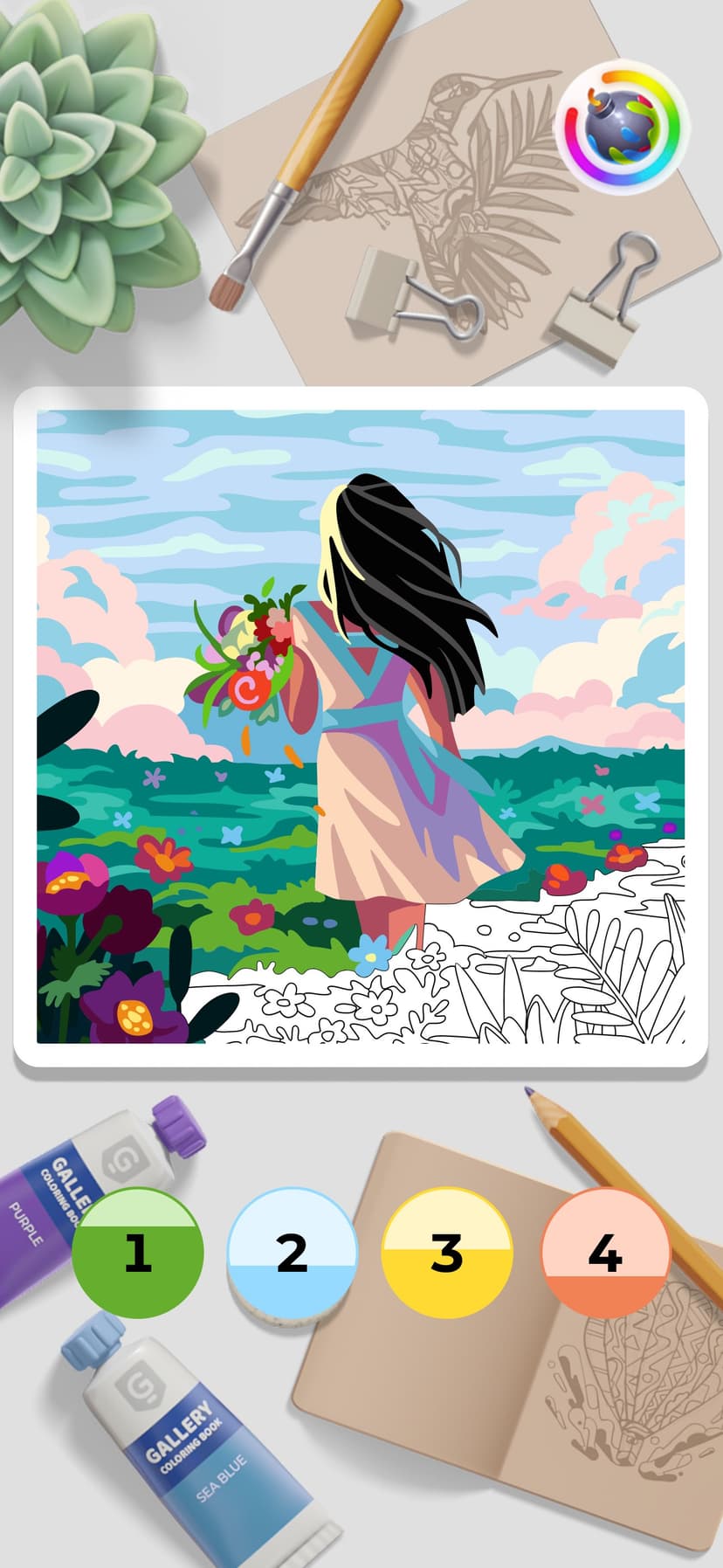 Gallery: Coloring book & decor screenshot 3 - screenshot