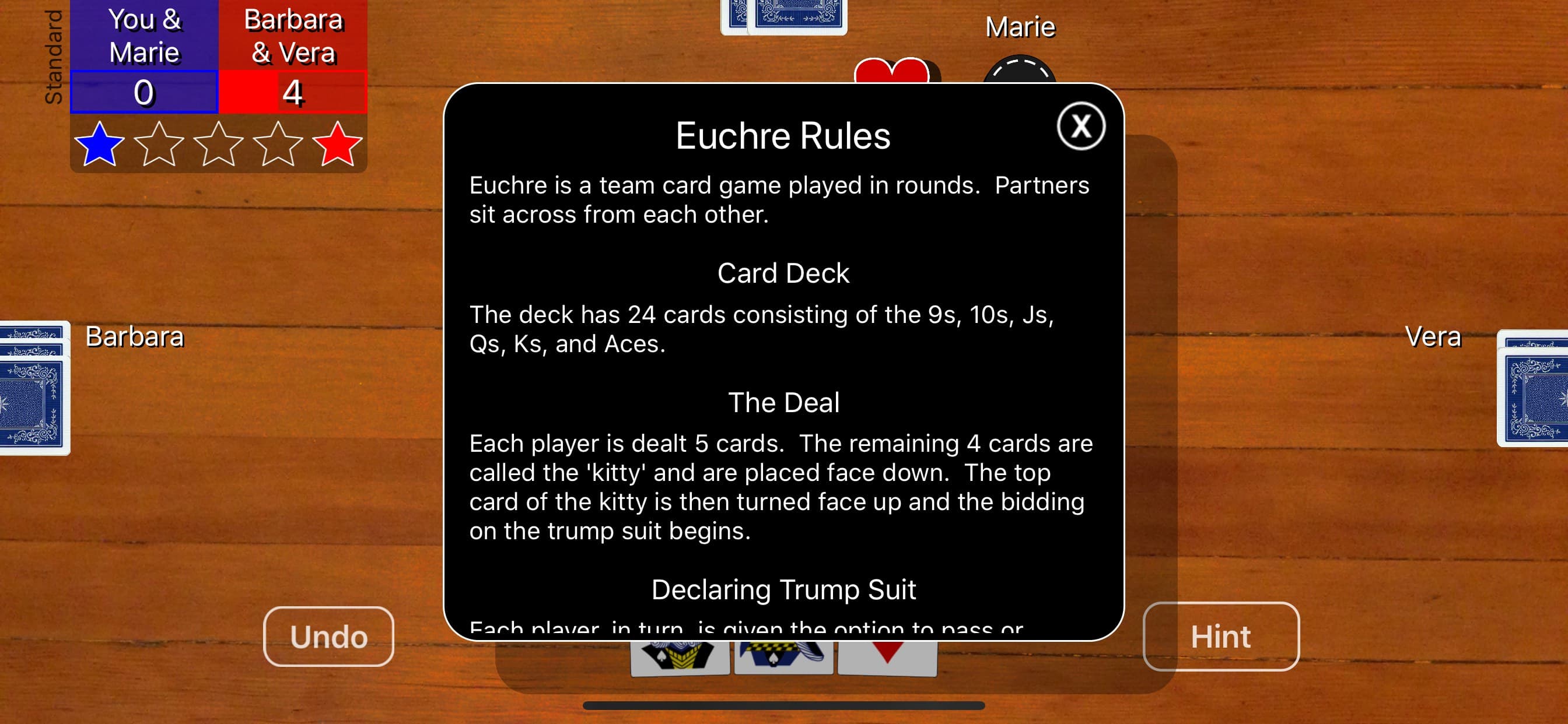 Euchre Card Classic screenshot 10 - screenshot