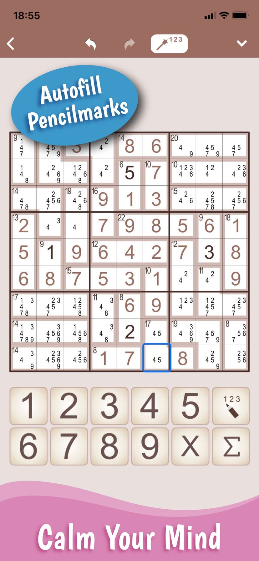 SumSudoku: Killer Sudoku screenshot 3 - screenshot