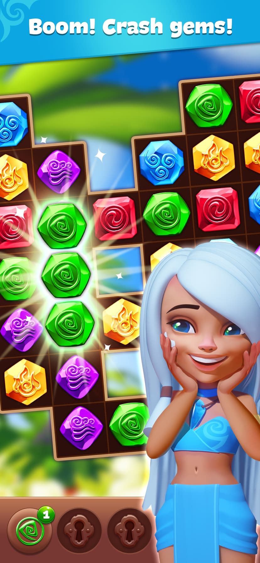 Gemmy Lands: Match 3 Puzzle screenshot 4 - screenshot