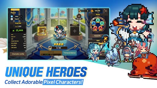 Unknown Knights: Pixel RPG screenshot 1 - screenshot