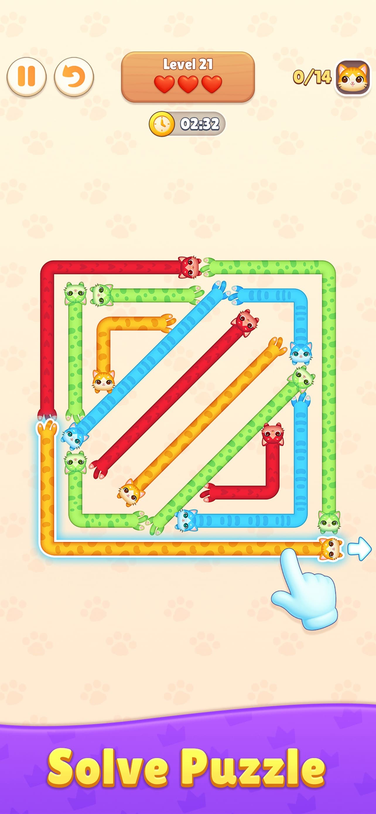 Cat Out Puzzle screenshot 1 - screenshot