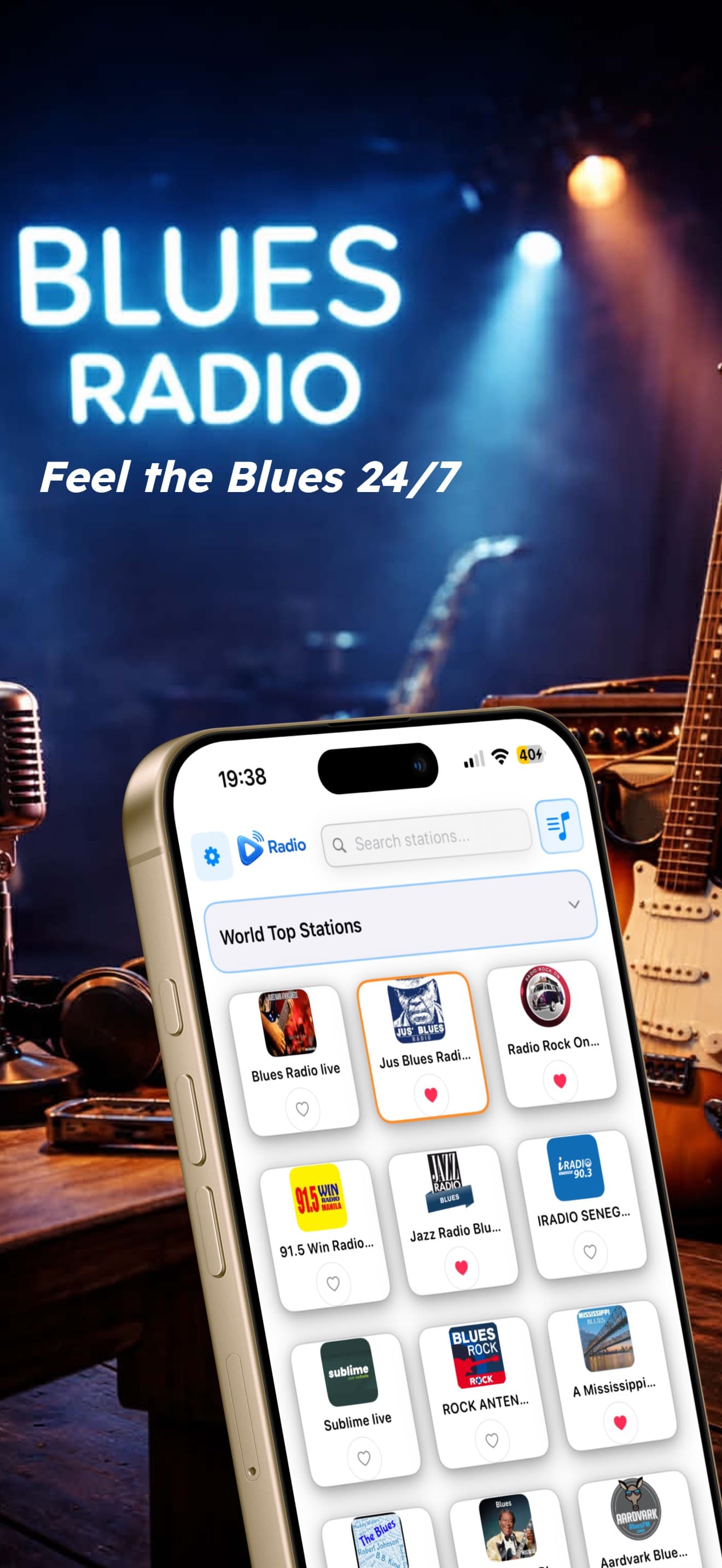 Blues Radio FM & Live Music screenshot 1 - screenshot