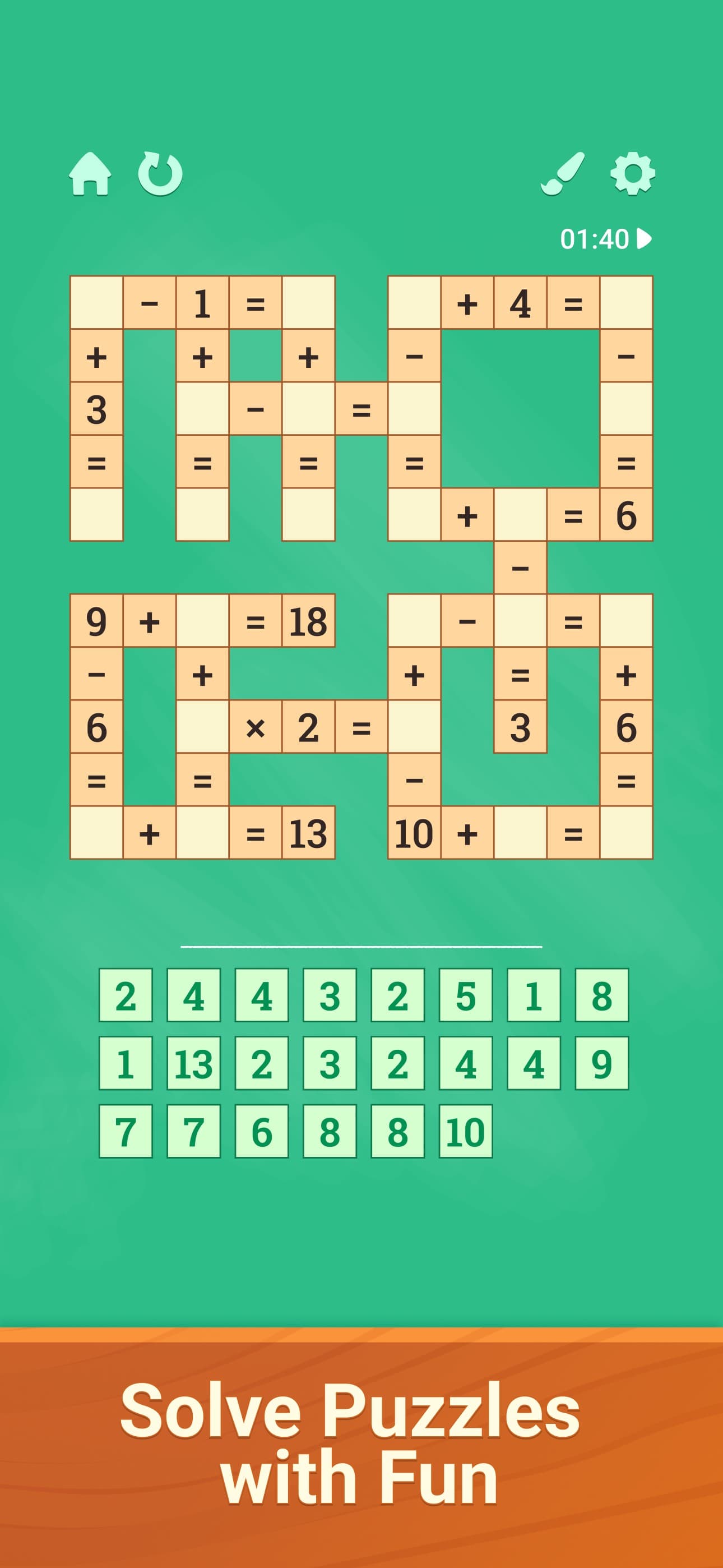 Math Club: cross number games screenshot 4 - screenshot