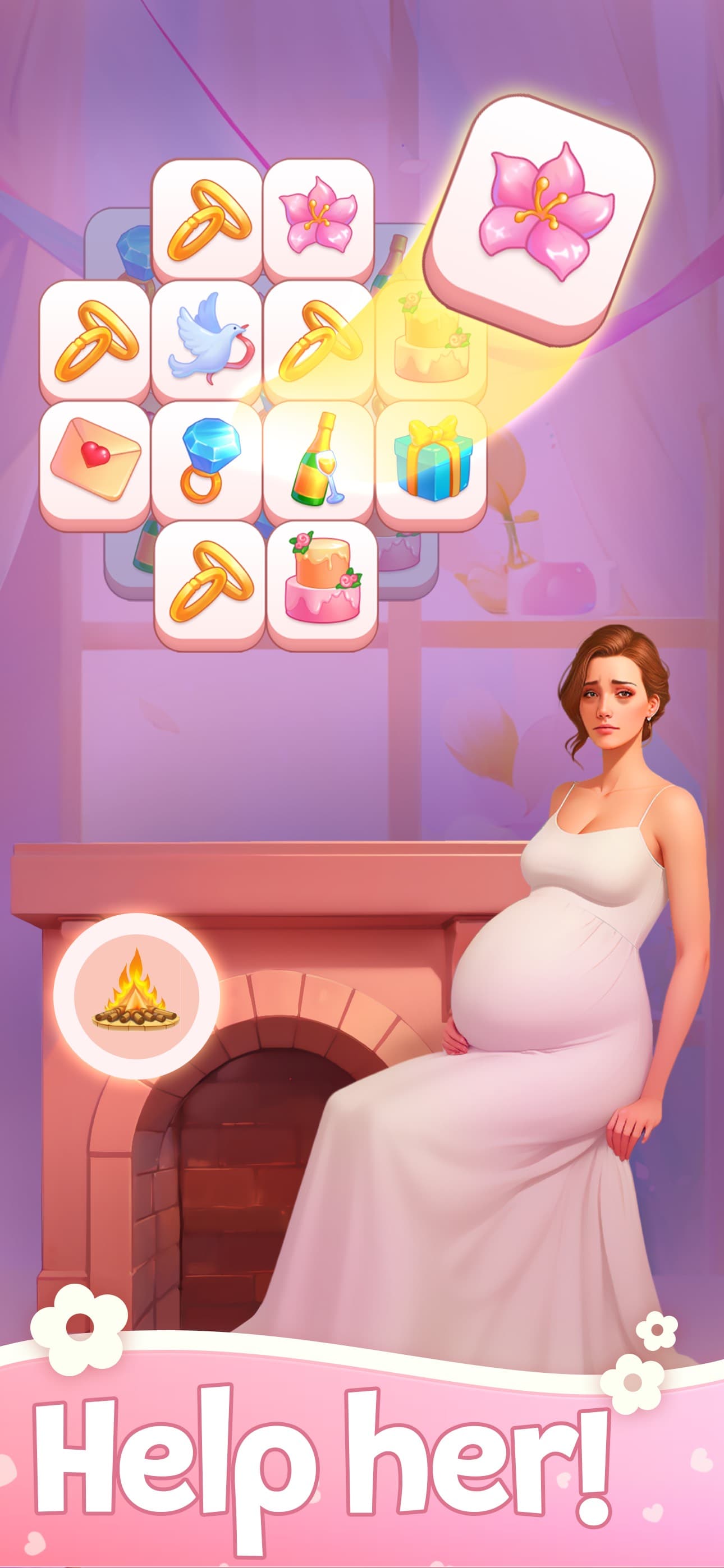 Tile Match Wedding Day Scenery screenshot 3 - screenshot