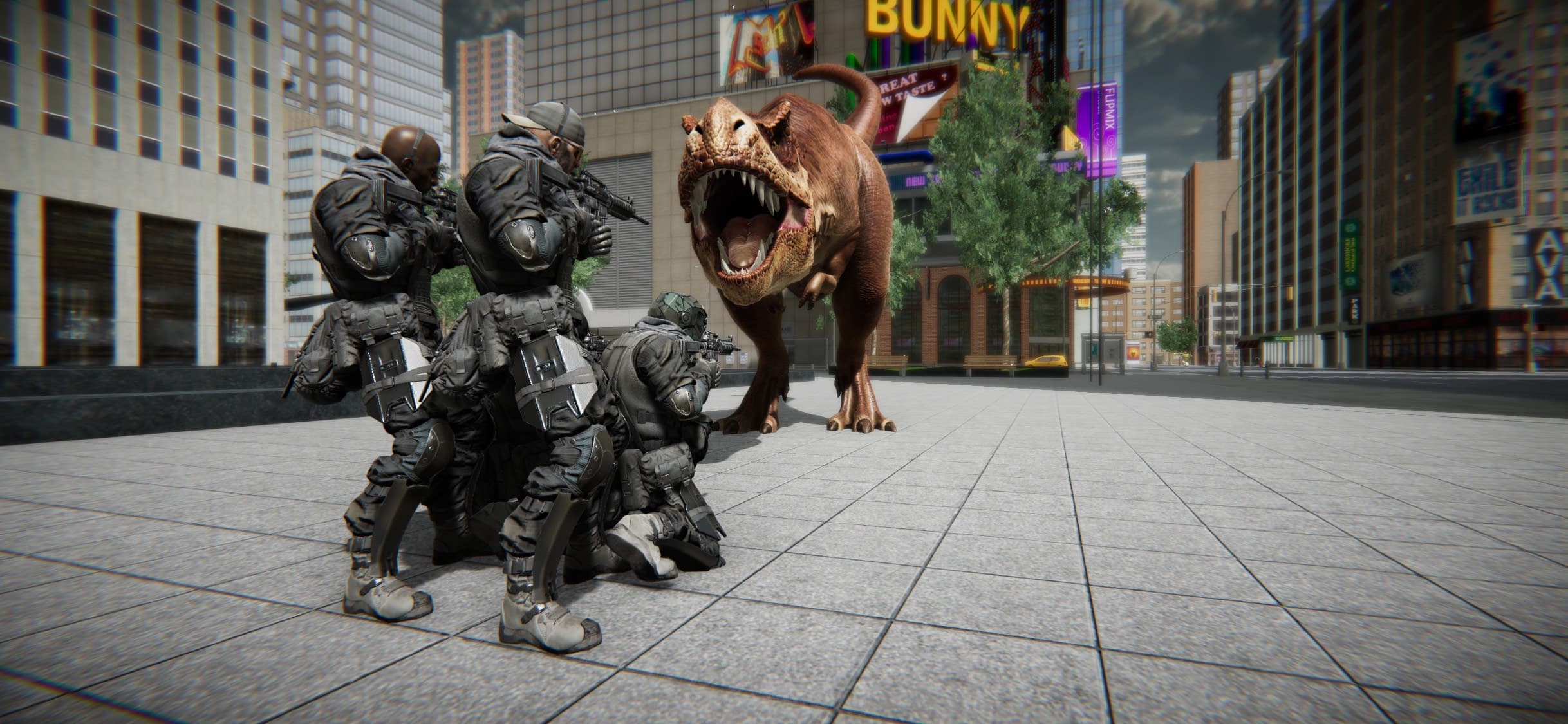 T-rex Simulator City World screenshot 3 - screenshot