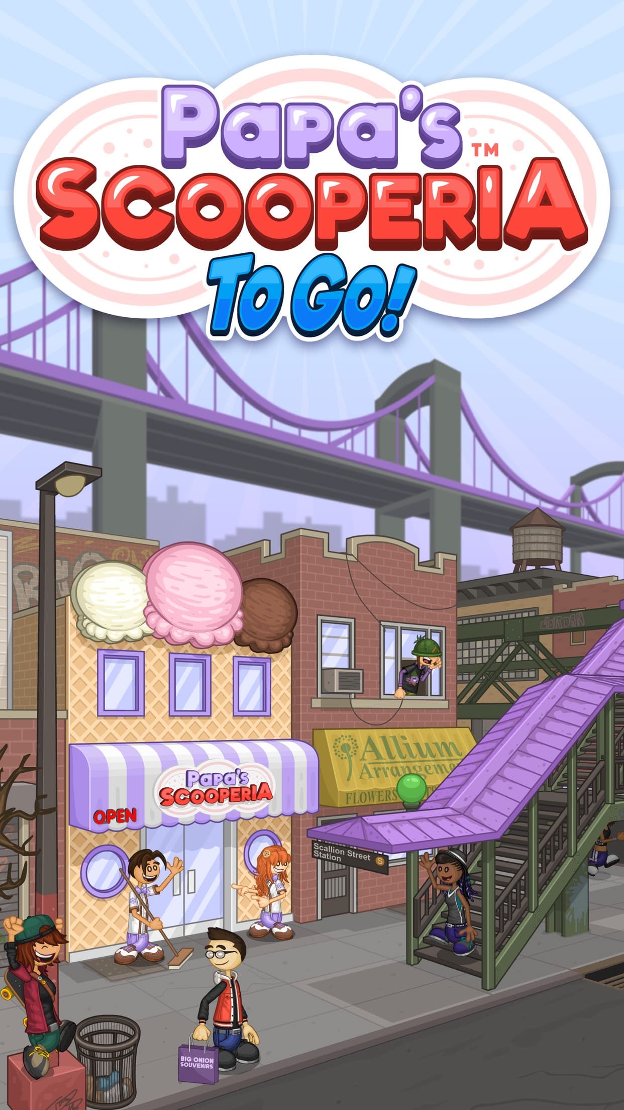Papa's Scooperia To Go! screenshot 1 - screenshot