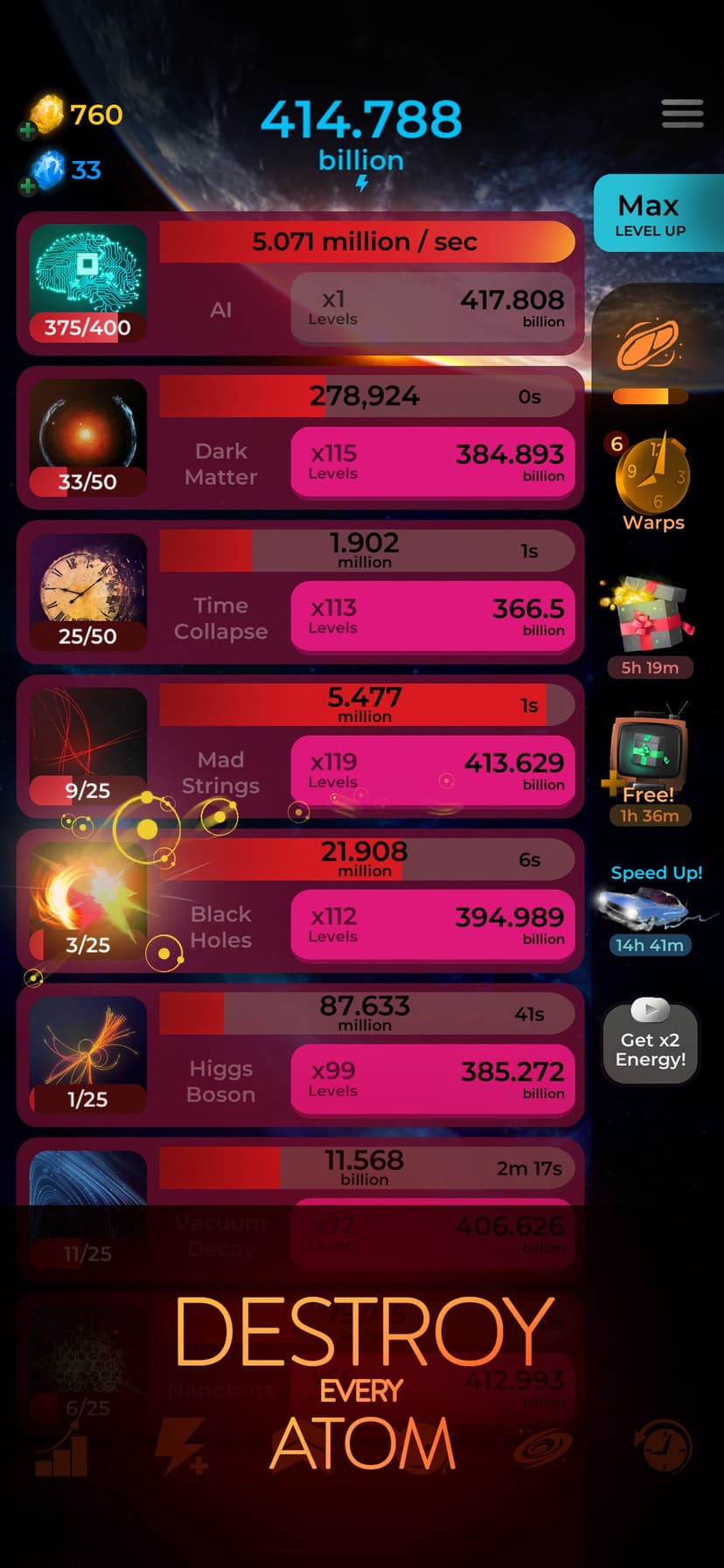 Annihilation - Space Tycoon screenshot 3 - screenshot