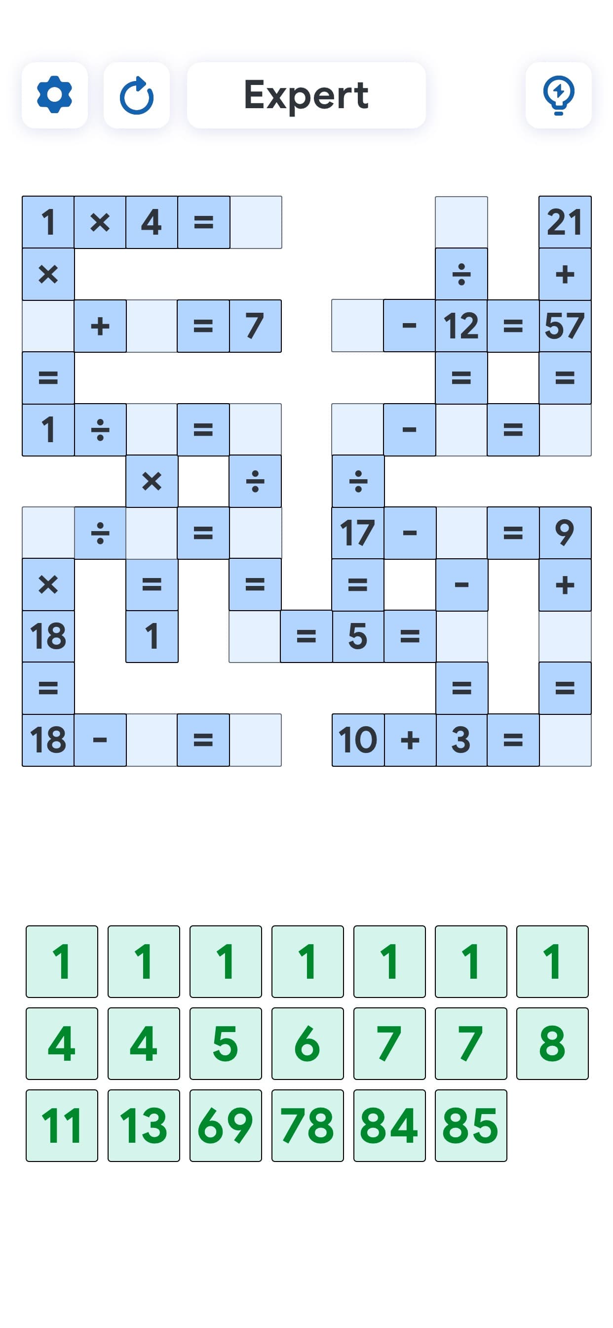 Crossmath Games - Math Puzzle screenshot 7 - screenshot