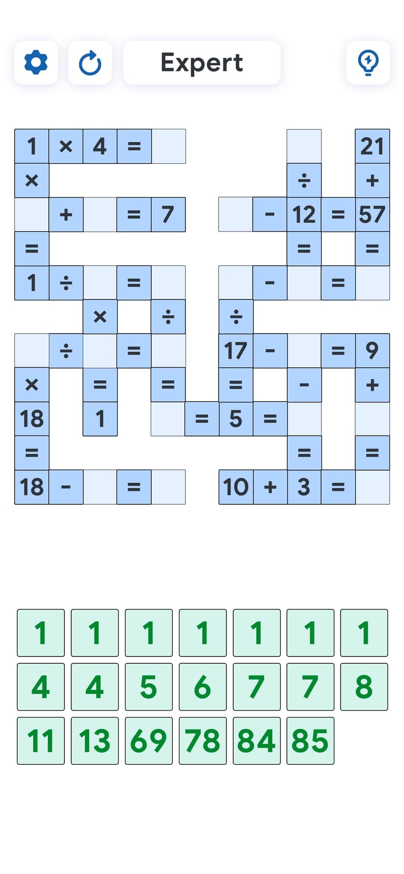 Crossmath Games - Math Puzzle screenshot 7 - screenshot