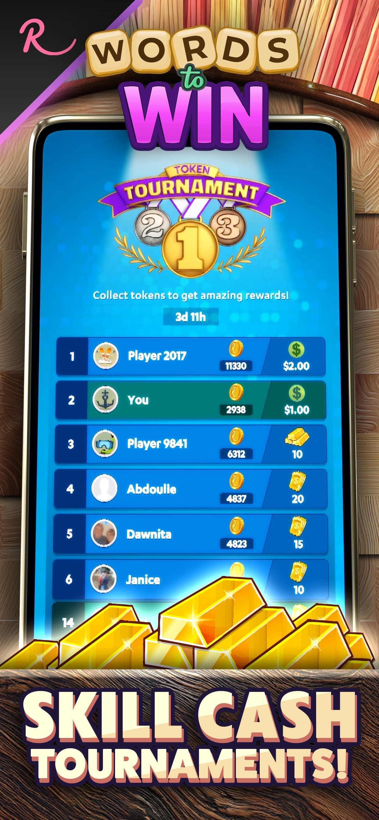 Words to Win: Real Money Games screenshot 3 - screenshot