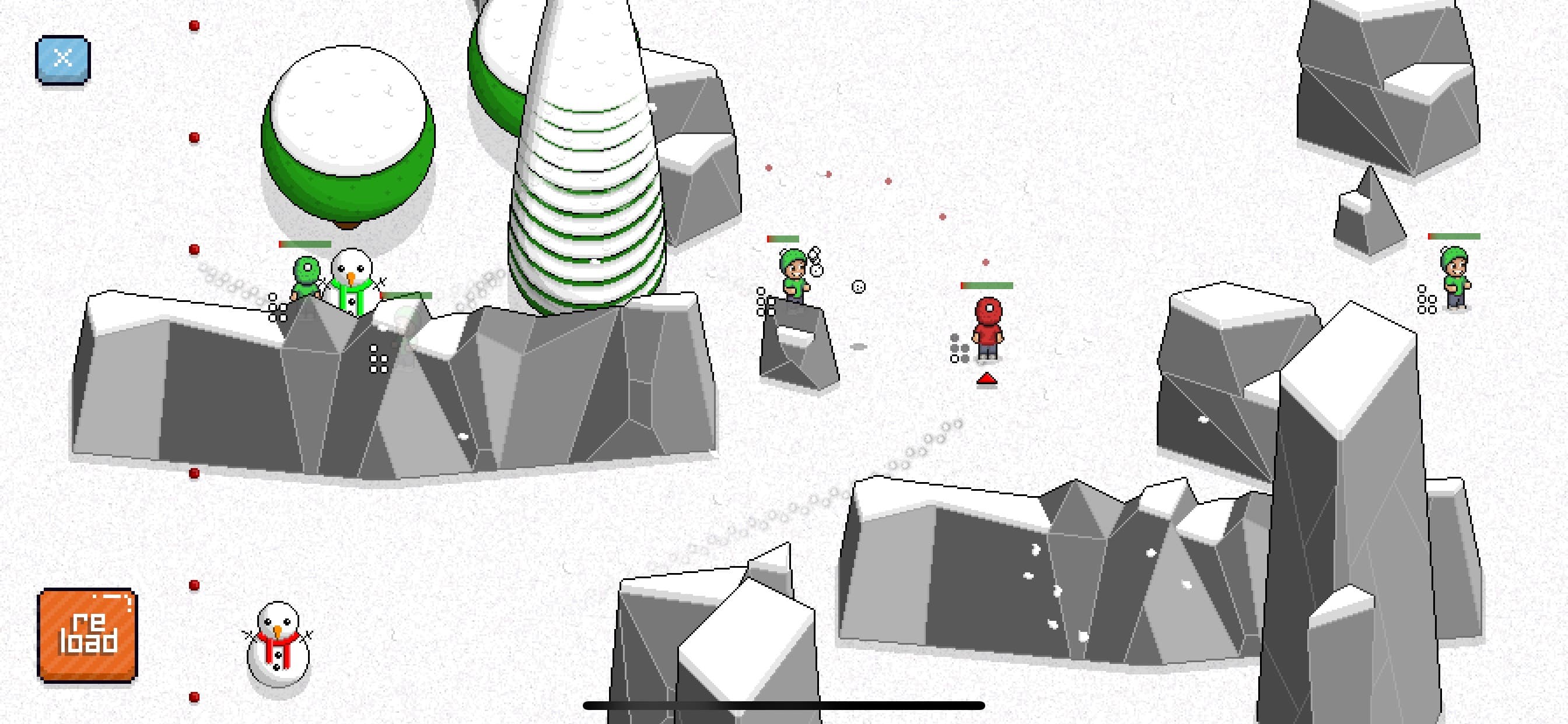 Pixel Pro Snow Fight screenshot 7 - screenshot