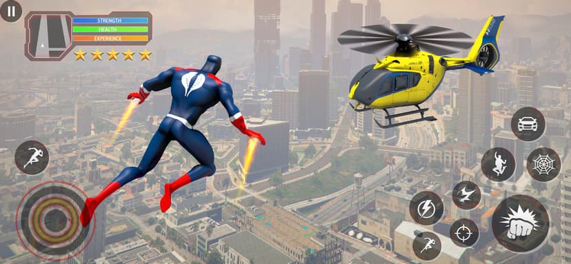 Fly Spider Rope Hero Man Games screenshot 4 - screenshot