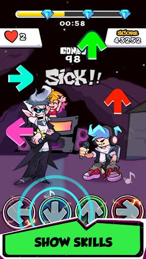 Music Night Battle - Full Mods screenshot 1 - screenshot