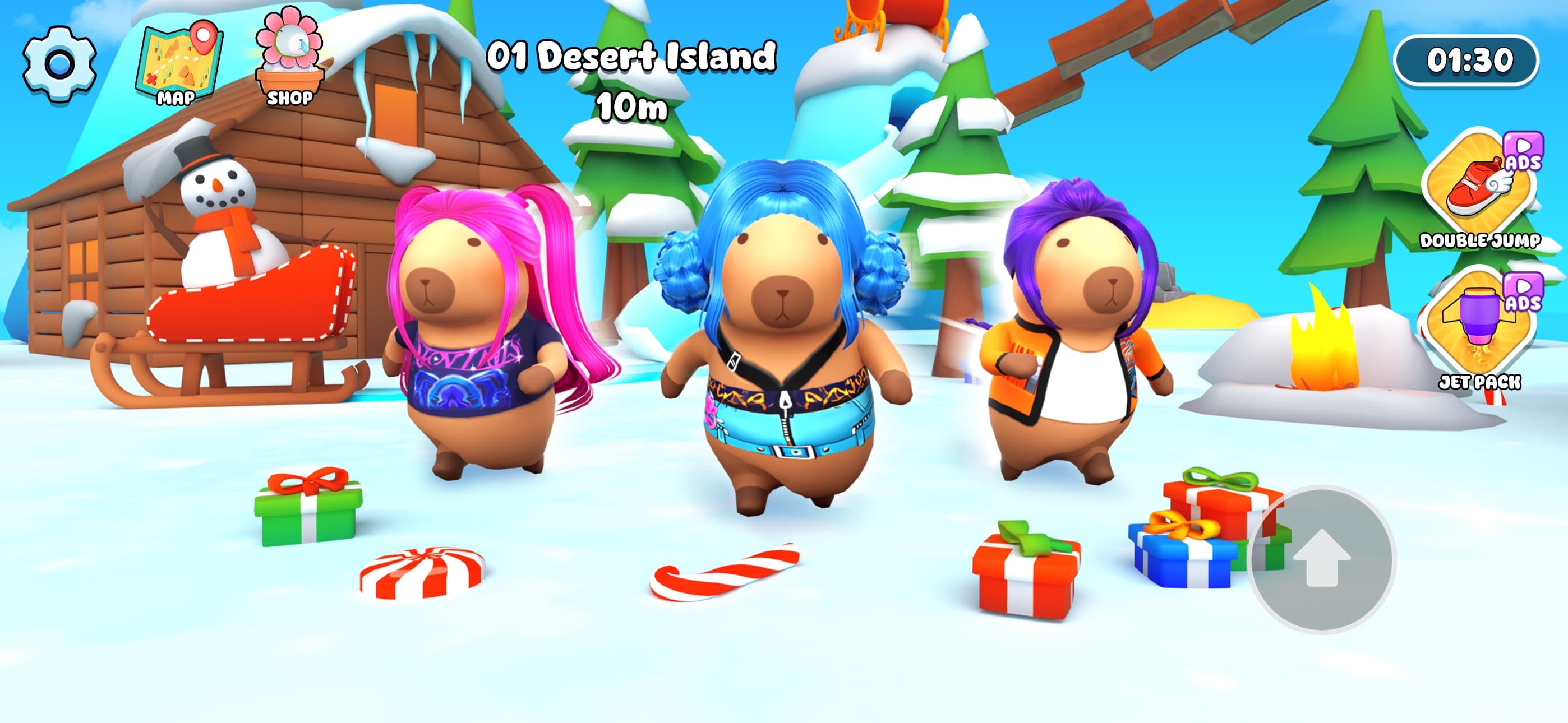 Only Parkour: Capybara Jump Up screenshot 1 - screenshot