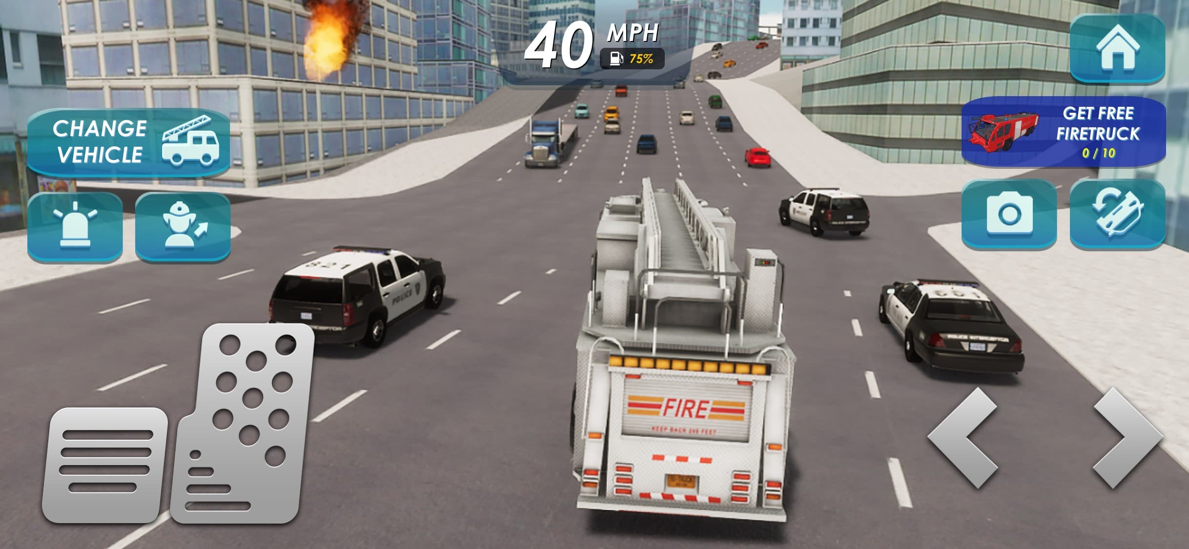 Fire Truck Game 911 Emergency screenshot 1 - screenshot