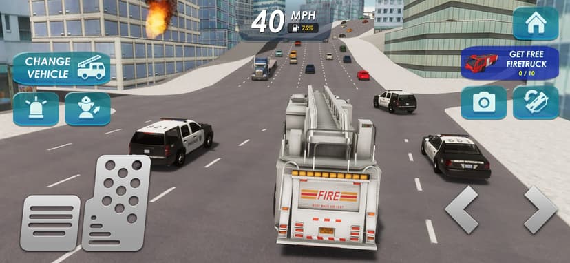 Fire Truck Game 911 Emergency screenshot 1 - screenshot