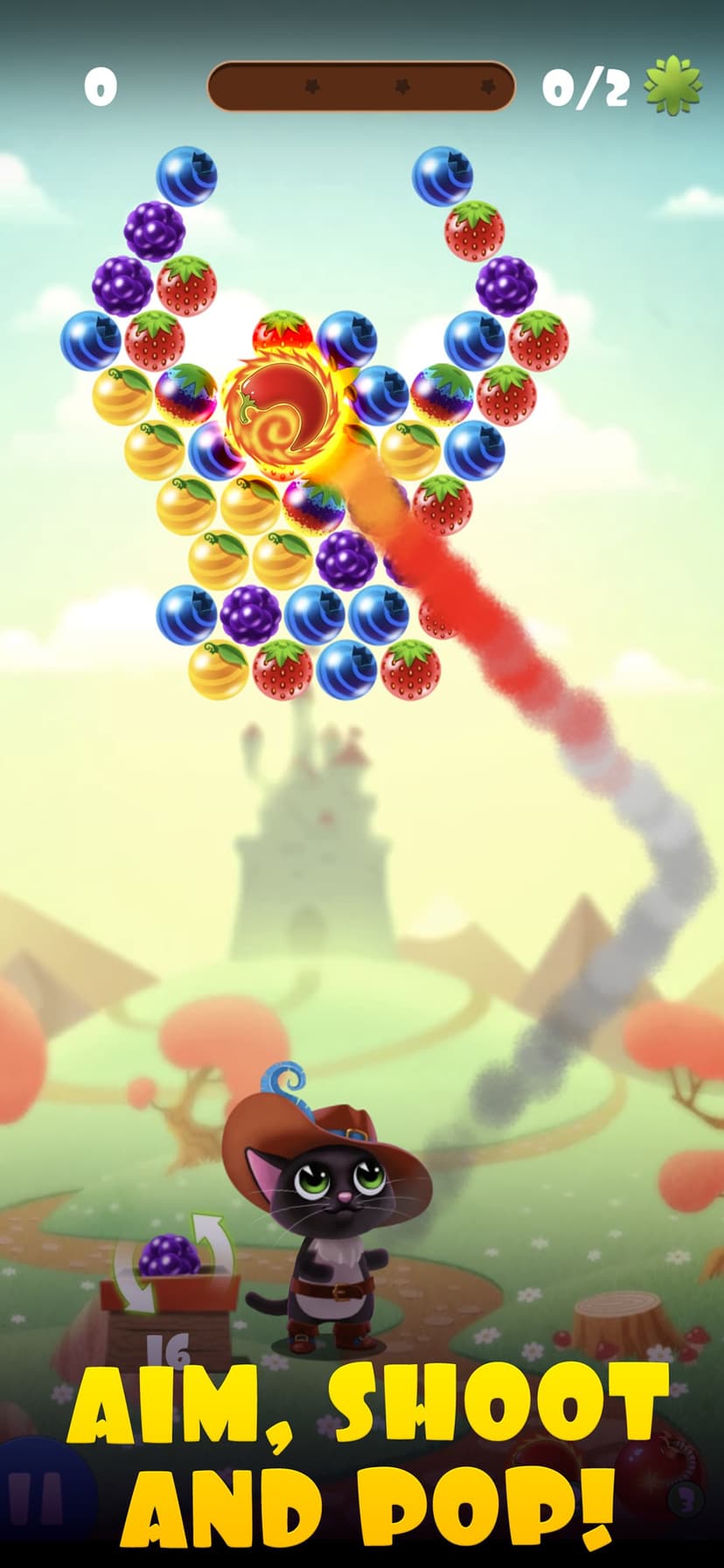 Fruity Cat Pop: bubble shooter screenshot 3 - screenshot
