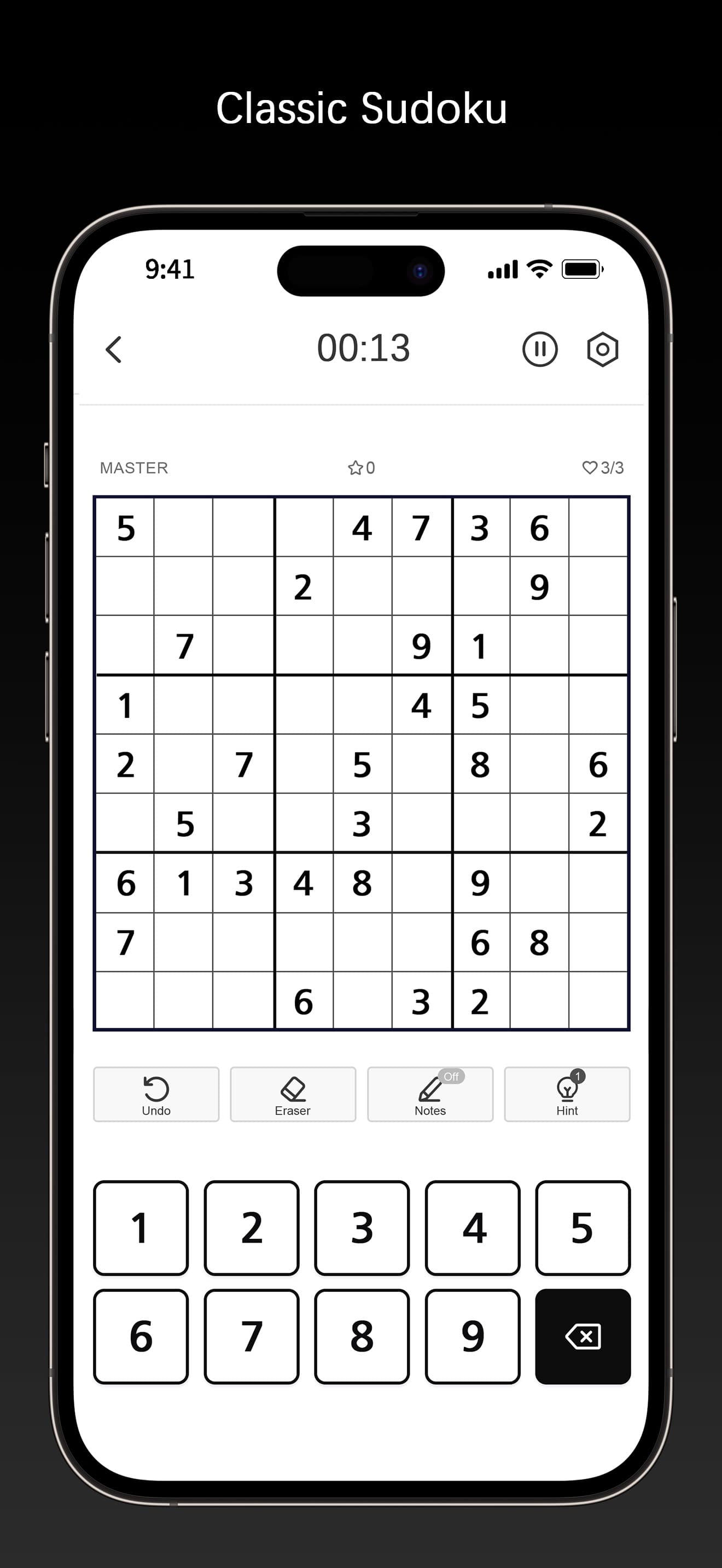 Sudoku Master！ screenshot 3 - screenshot