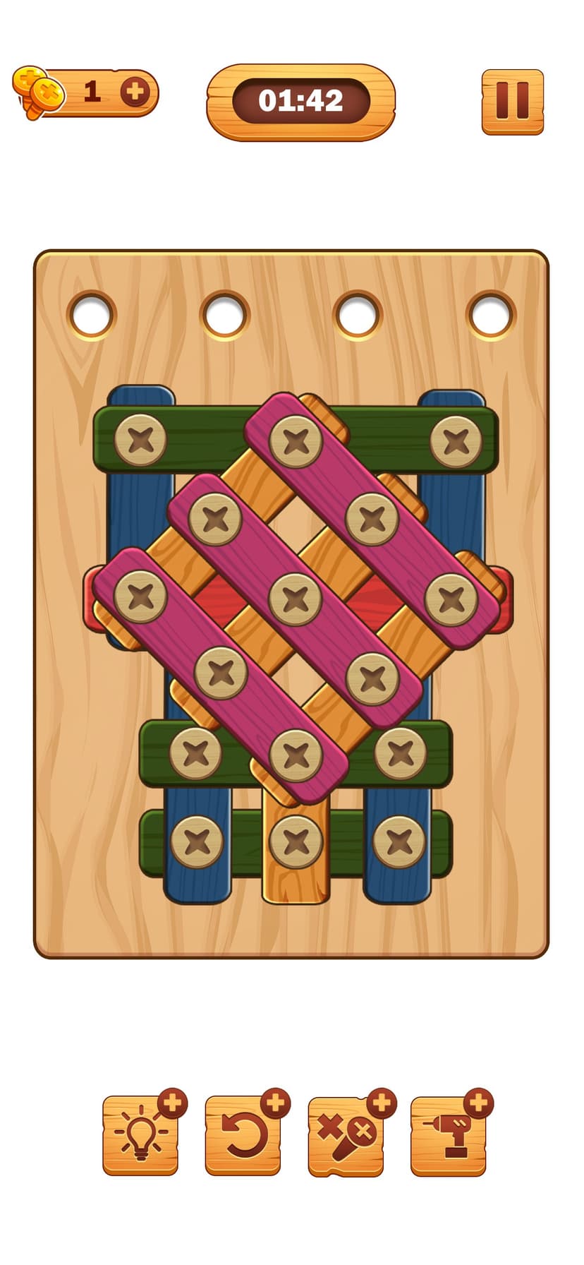 Screw Puzzle: Wood Nut & Bolt™ screenshot 9 - screenshot