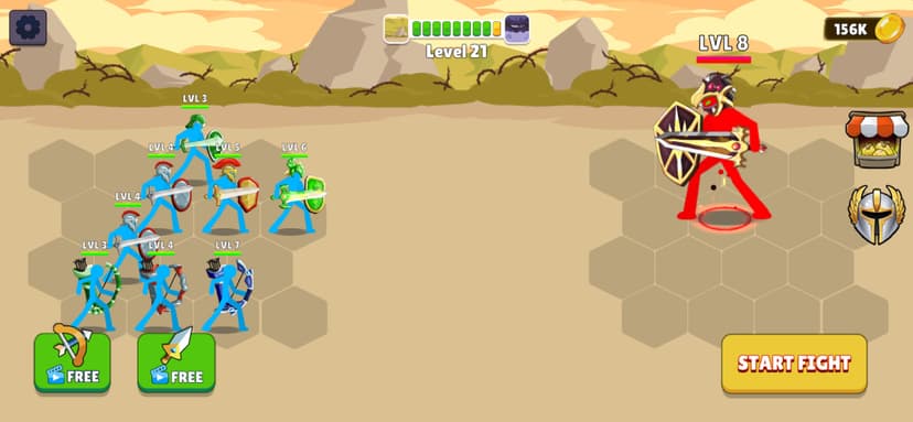 Merge Master- Stickman Warrior screenshot 4 - screenshot