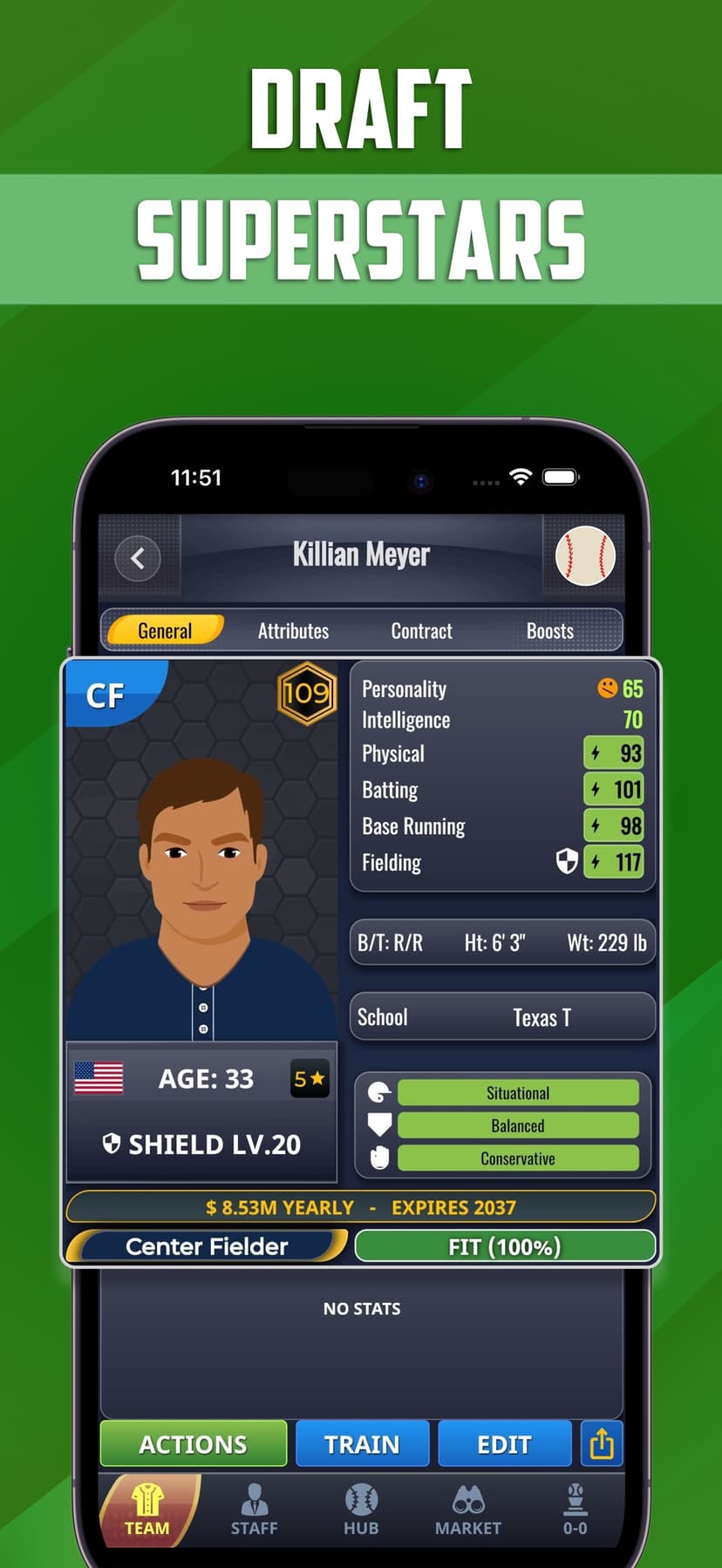 Ultimate Pro Baseball GM screenshot 1 - screenshot