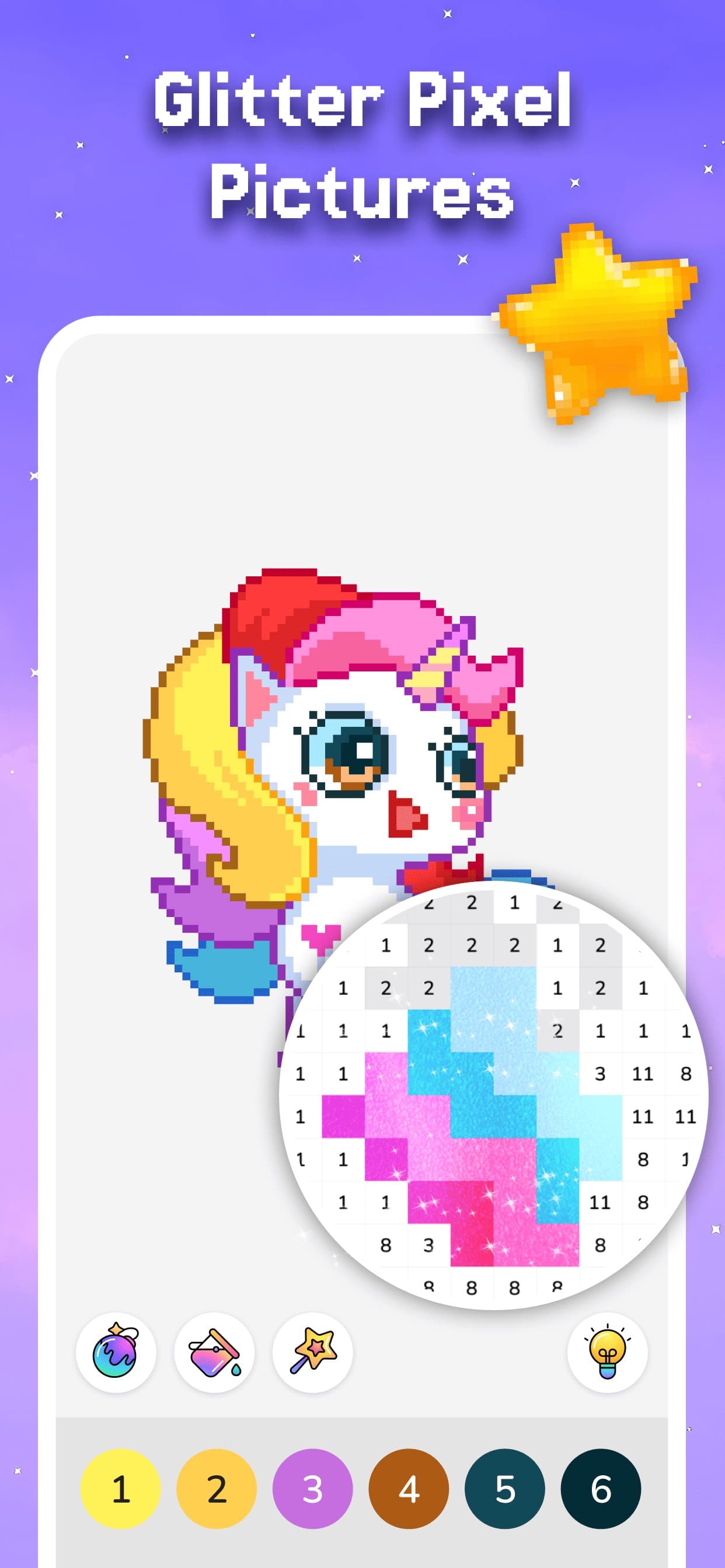 Pixel Coloring-Color by number screenshot 1 - screenshot