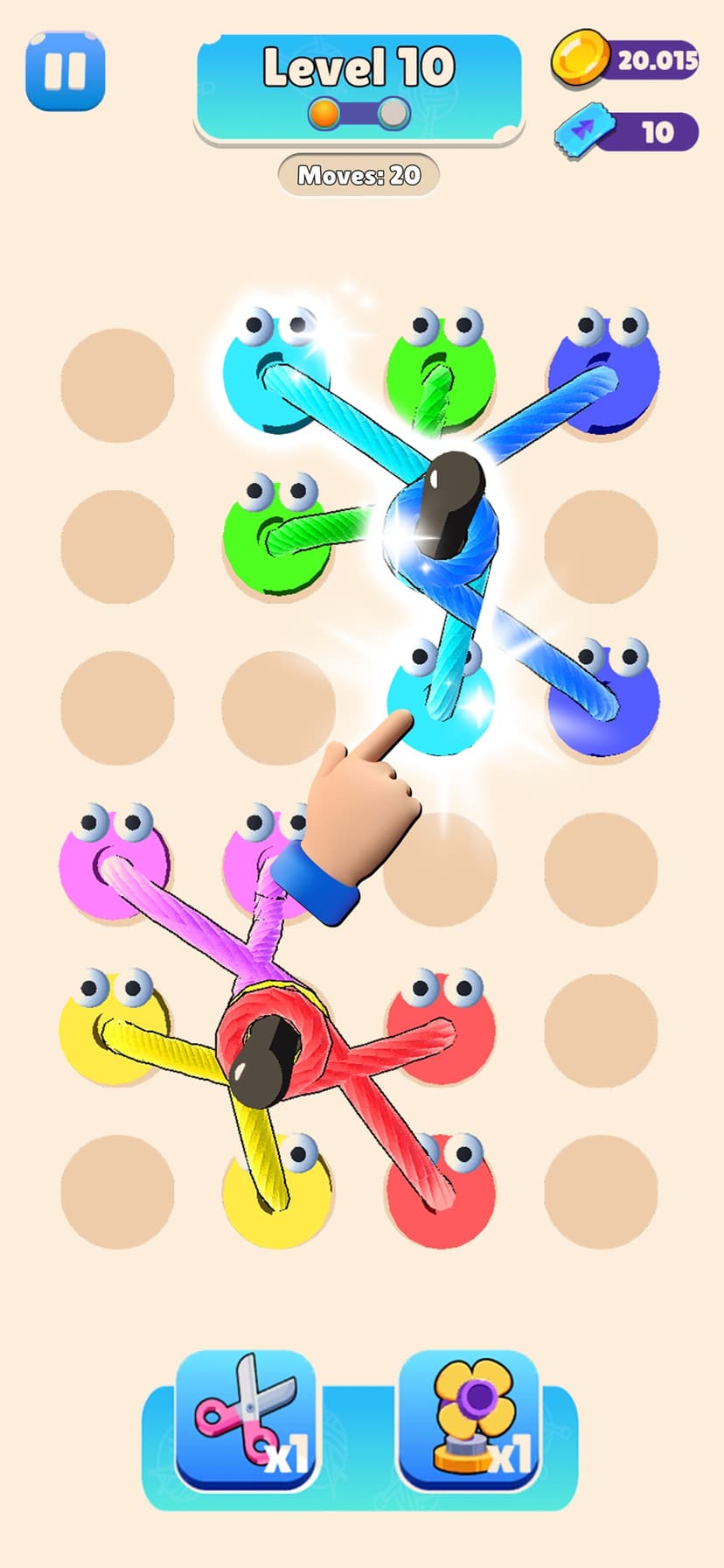 Rope Tangle 3D - Puzzle Game screenshot 1 - screenshot