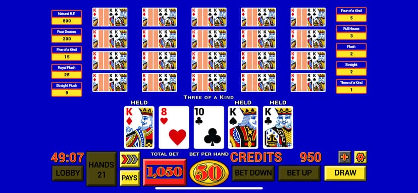 Video Poker Casino Classic screenshot 3 - screenshot