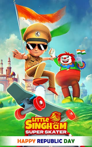 Little Singham Super Skater screenshot 8 - screenshot