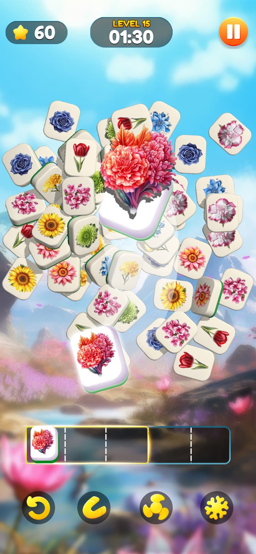 Flower Matching Lover screenshot 2 - screenshot