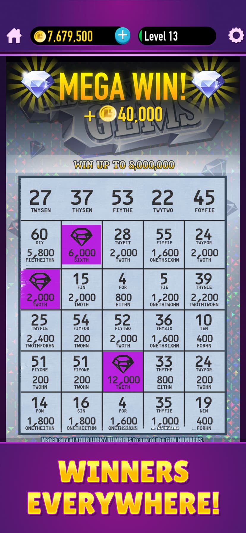 Lucky Lotto - Mega Scratch Off screenshot 9 - screenshot