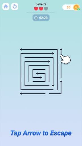 Arrow Out Puzzle screenshot 1 - screenshot