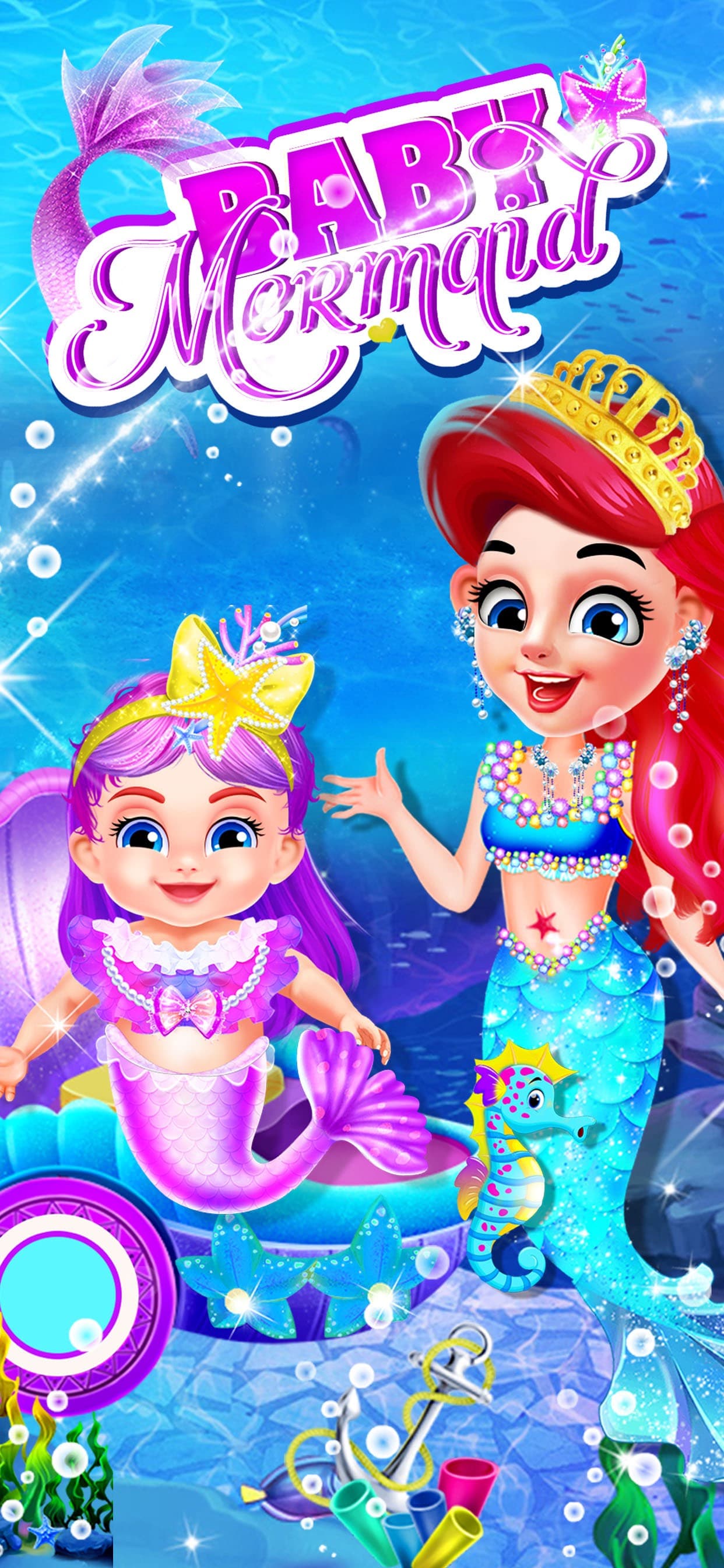 Baby Mermaid Princess Dress up screenshot 1 - screenshot