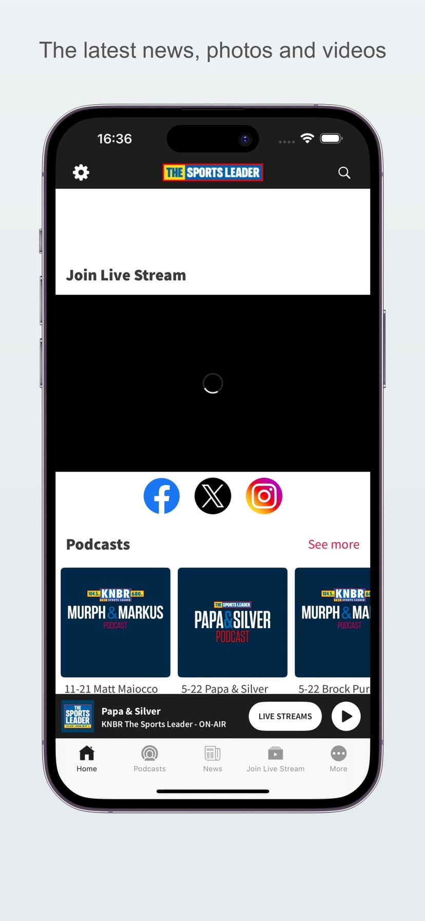 KNBR The Sports Leader screenshot 1 - screenshot