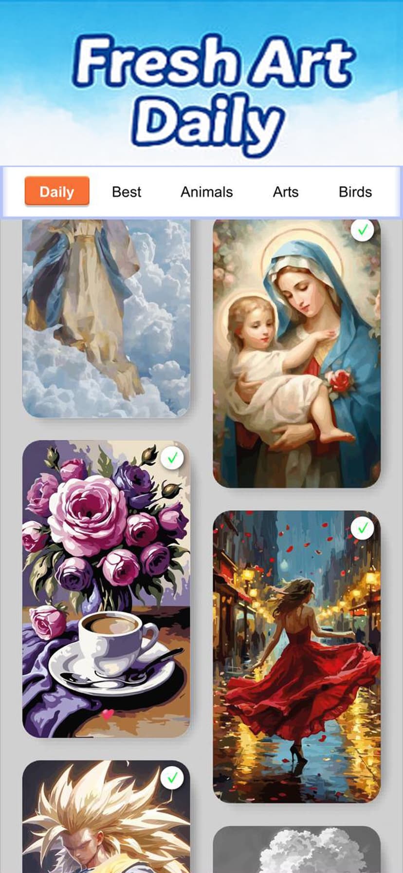 Oil Painting Paint by Number screenshot 2 - screenshot