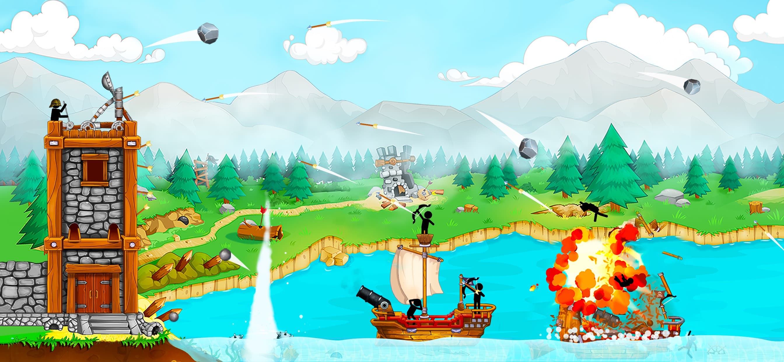 The Catapult: stick man game screenshot 6 - screenshot