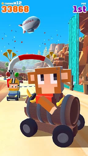 Blocky Racer - Endless Racing screenshot 8 - screenshot