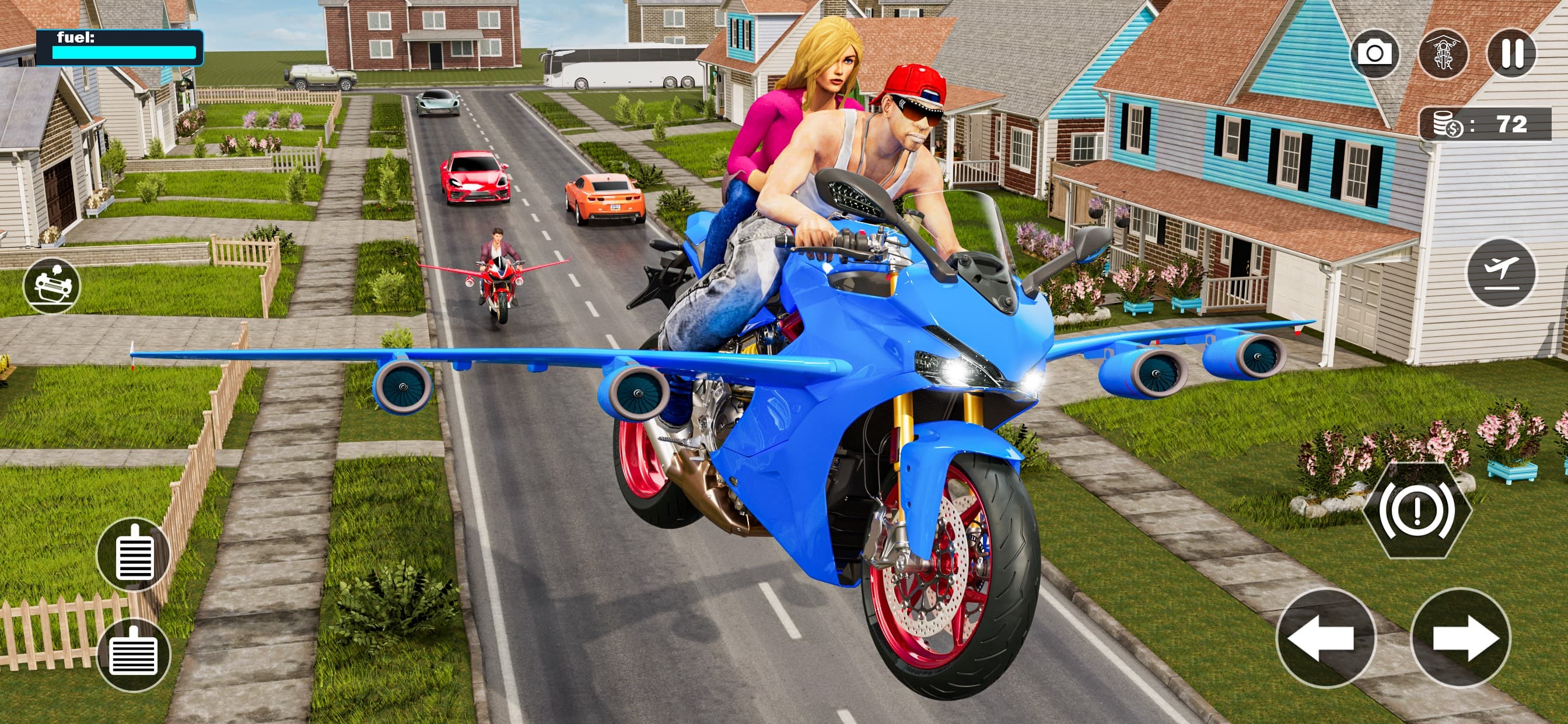 Flying Motorbike: Bike Games screenshot 2 - screenshot