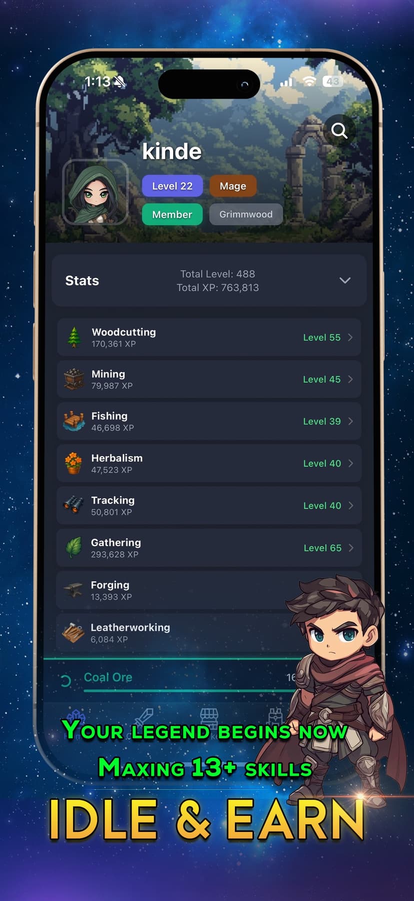 Degen Idle: Dungeon RPG screenshot 1 - screenshot