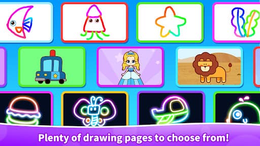 Baby Panda's Glow Doodle Game screenshot 16 - screenshot