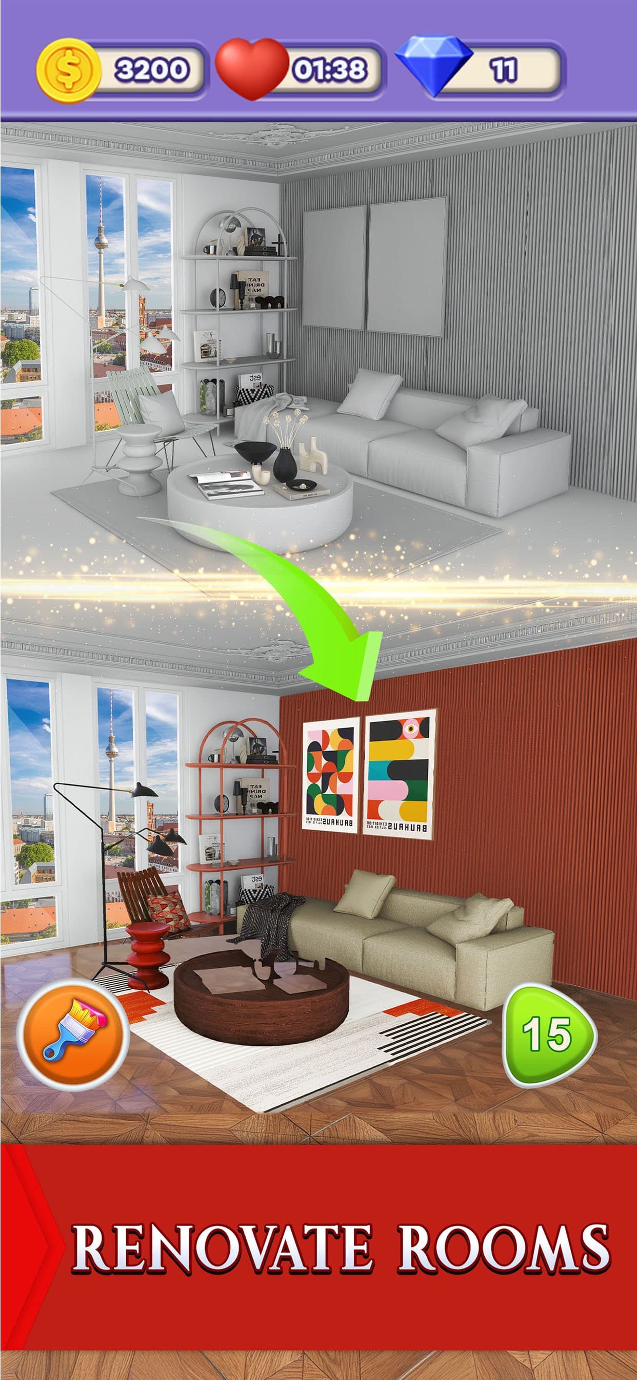 Home Match 3D: Makeover Design screenshot 7 - screenshot