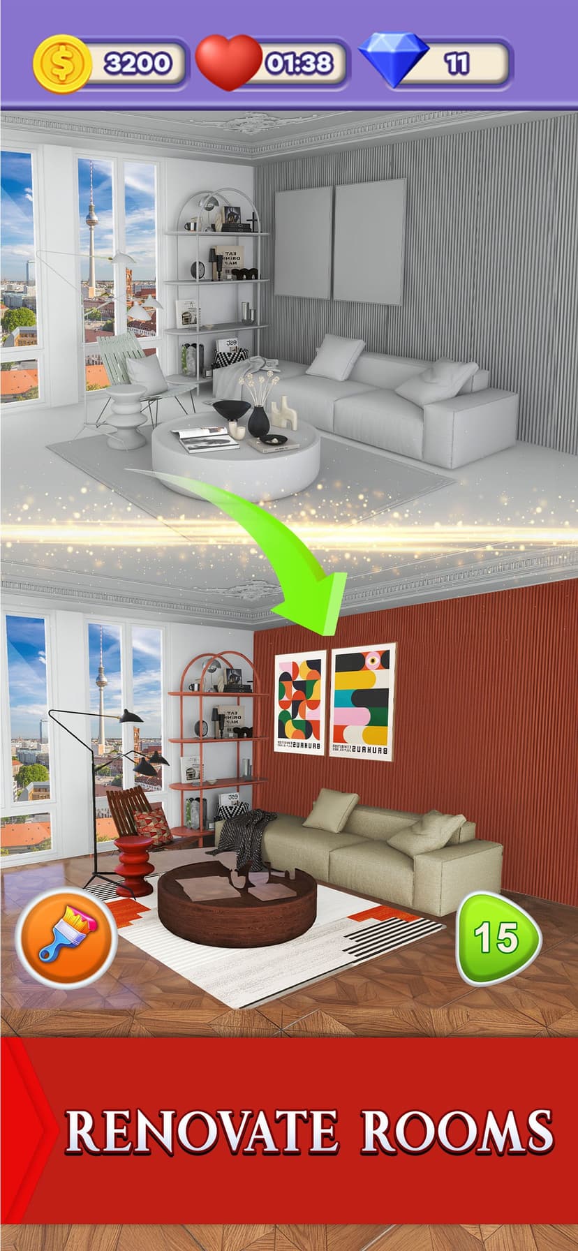 Home Match 3D: Makeover Design screenshot 7 - screenshot